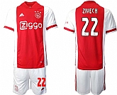 2020-21 AFC Ajax 22 ZIYECH Home Soccer Jersey,baseball caps,new era cap wholesale,wholesale hats